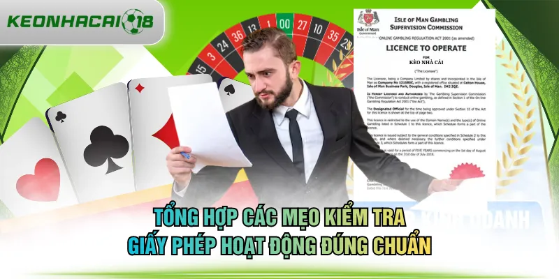Tổng hợp các mẹo kiểm tra giấy phép hoạt động đúng chuẩn