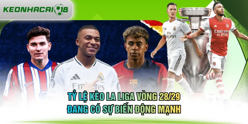 Tỷ lệ kèo La Liga vòng 28/29 đang có sự biến động mạnh